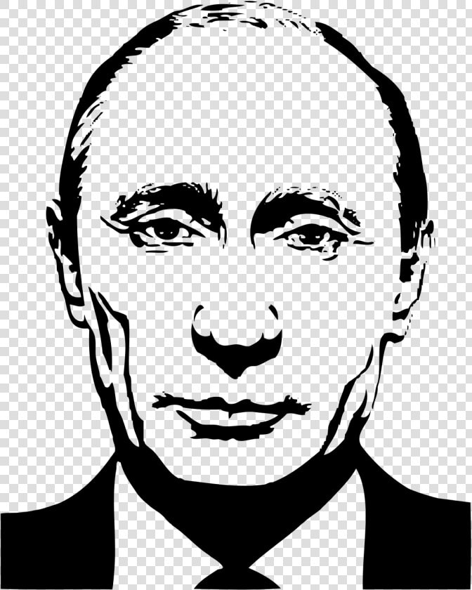 Putin Head Png   Putin Black And White  Transparent PngTransparent PNG