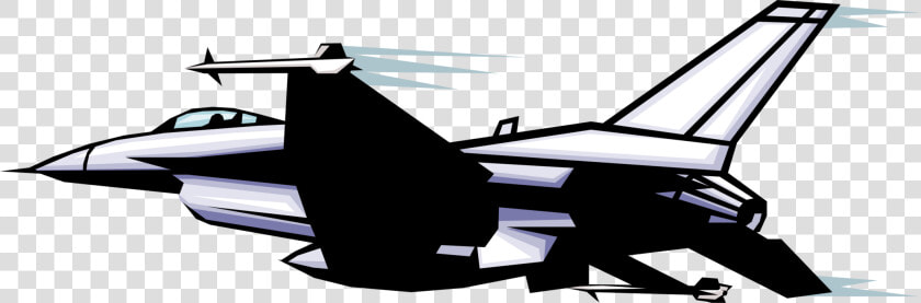 Vector Illustration Of F16 Falcon Us Air Force Single engine   F16 Vector  HD Png DownloadTransparent PNG