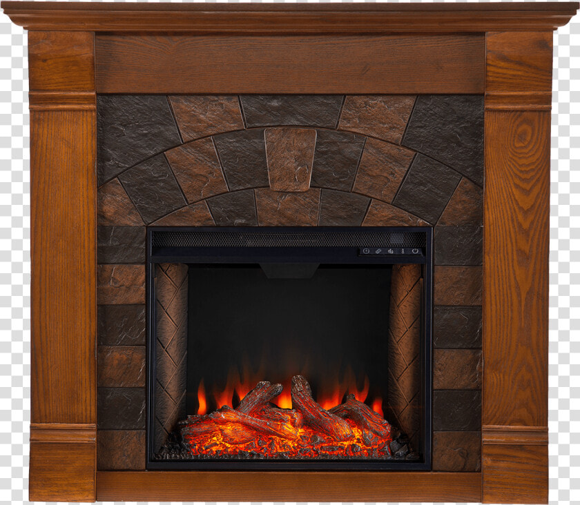 Southern Enterprises Elkmont Smart Alexa enabled Electric   Hearth  HD Png DownloadTransparent PNG