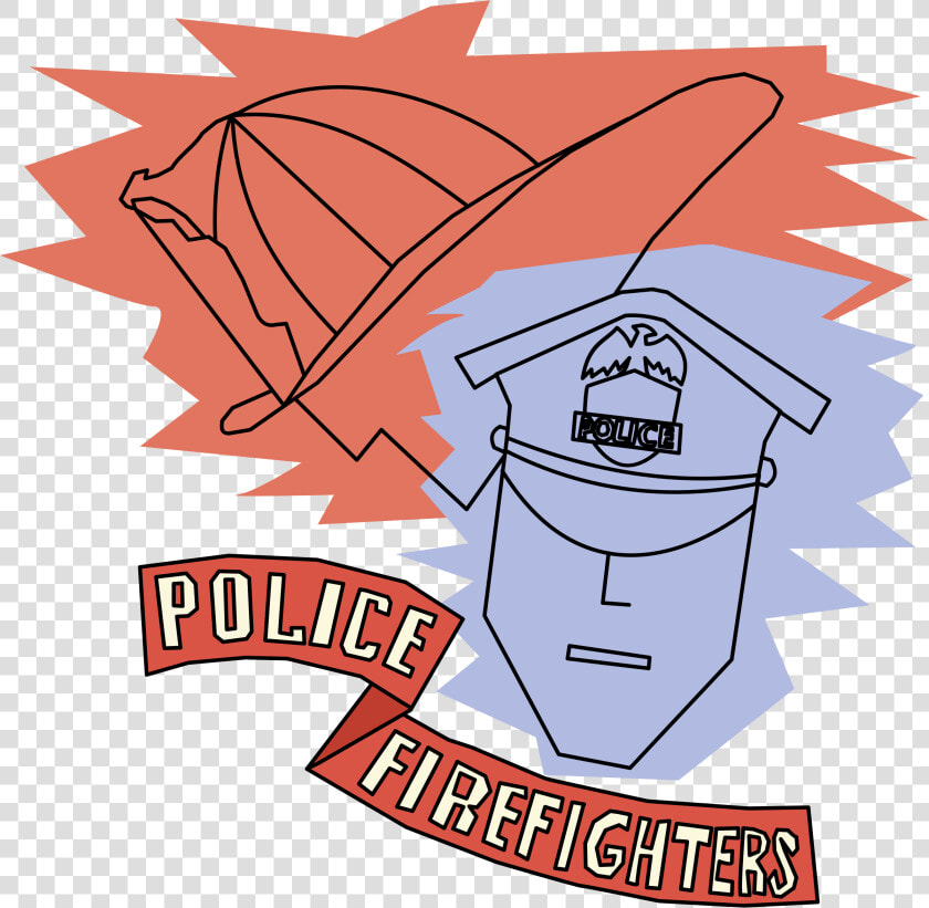 Police And Firefighters Clip Arts   Firefighter And Police Clipart  HD Png DownloadTransparent PNG