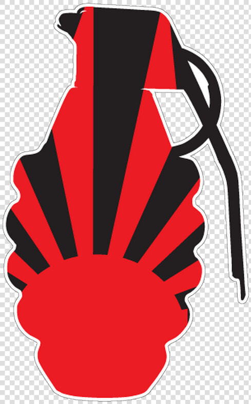 Jdm Grenade Japanese Flag Decal  HD Png DownloadTransparent PNG