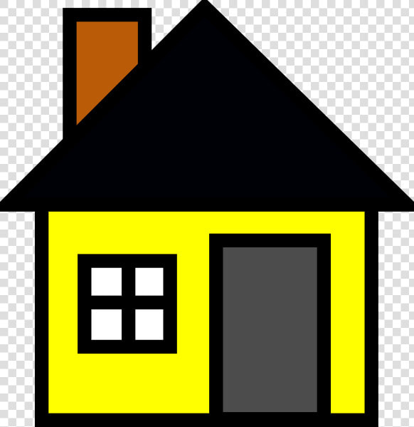 Small House Clipart Clip   Yellow House Clipart  HD Png DownloadTransparent PNG