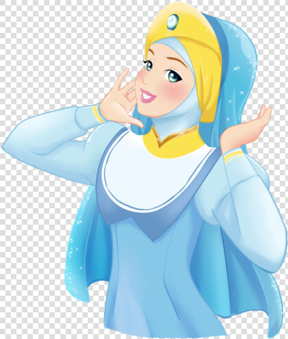 Png Library Stock Hijab Vector Kids   Disney Princess In Hijab  Transparent PngTransparent PNG