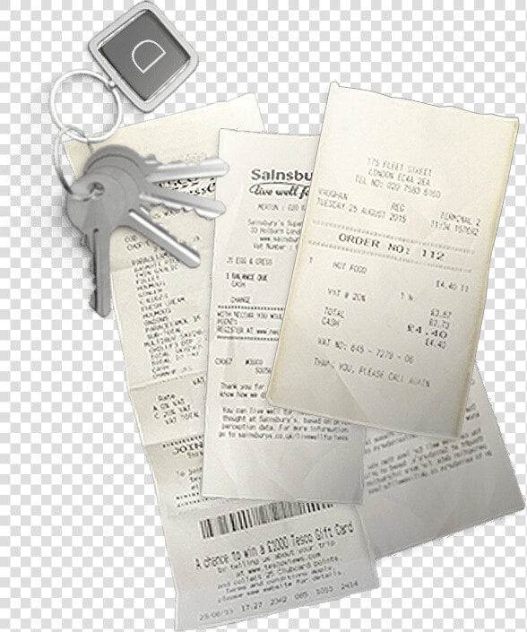 Receipts   Keychain  HD Png DownloadTransparent PNG