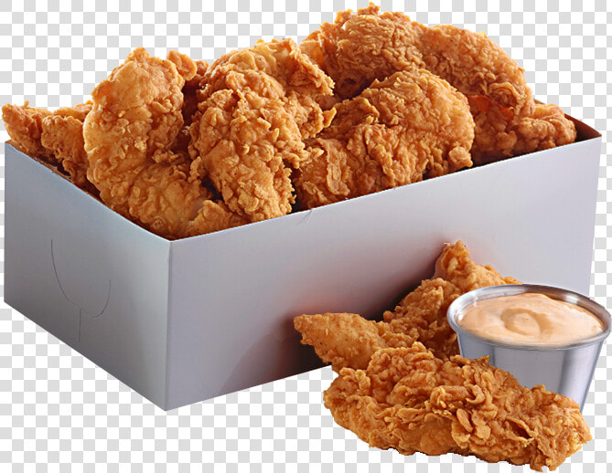 Fried Chicken Bucket Png   Chicken Tenders In A Box  Transparent PngTransparent PNG