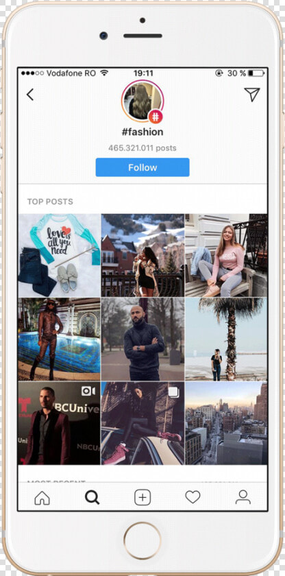 Home   Instagram Hashtag Page Mockup  HD Png DownloadTransparent PNG