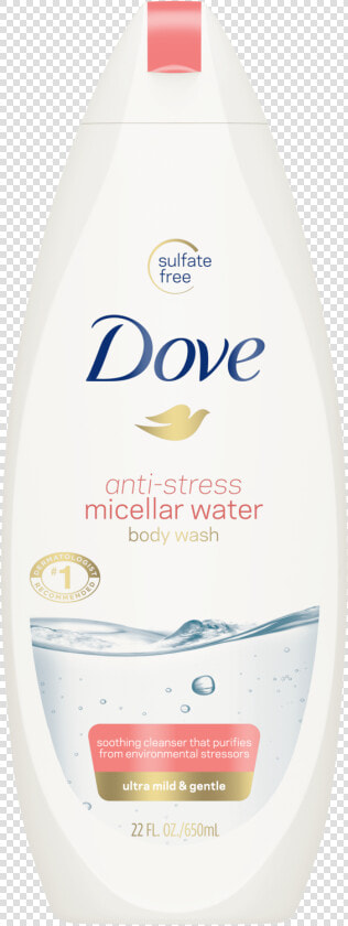 Anti stress Micellar Body Wash   Dove Anti Stress Body Wash  HD Png DownloadTransparent PNG