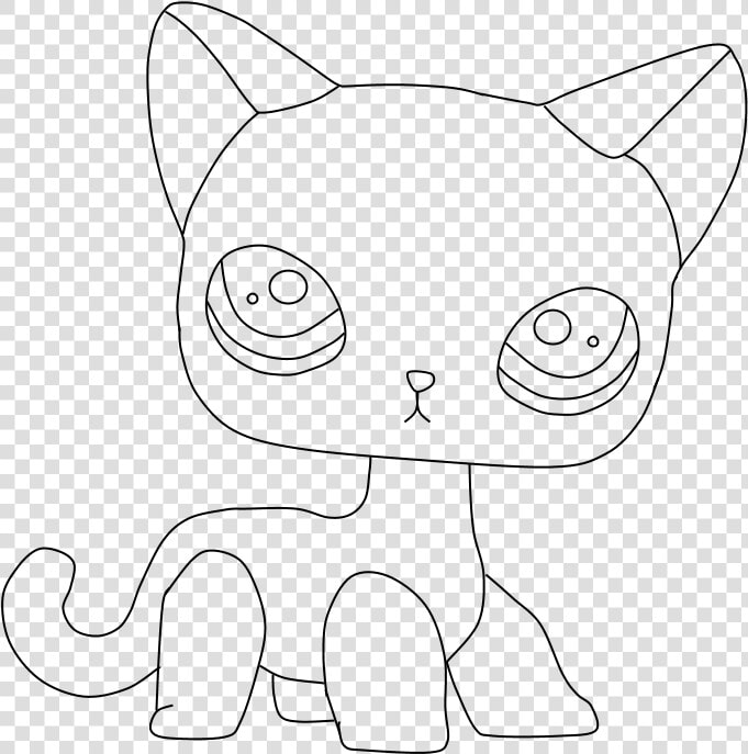 Transparent Littlest Pet Shop Animals Clipart   Lps Cat Coloring Pages  HD Png DownloadTransparent PNG