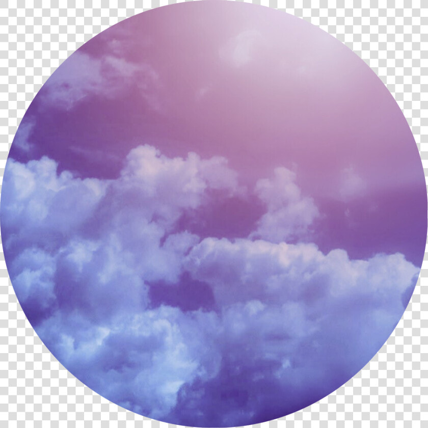 Purple Clouds Background   Purple Clouds Circle  HD Png DownloadTransparent PNG