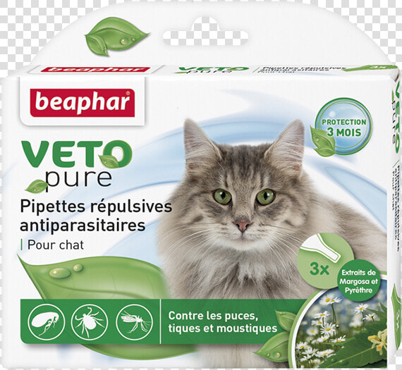 Bio Spot On Cat   Beaphar Veto Pure Bio Collar For Cats  HD Png DownloadTransparent PNG