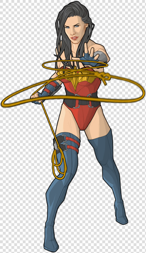 Comic Comics Wonder Woman Pinup Comic Book Dc Comics   Wonder Woman Lasso Comic  HD Png DownloadTransparent PNG