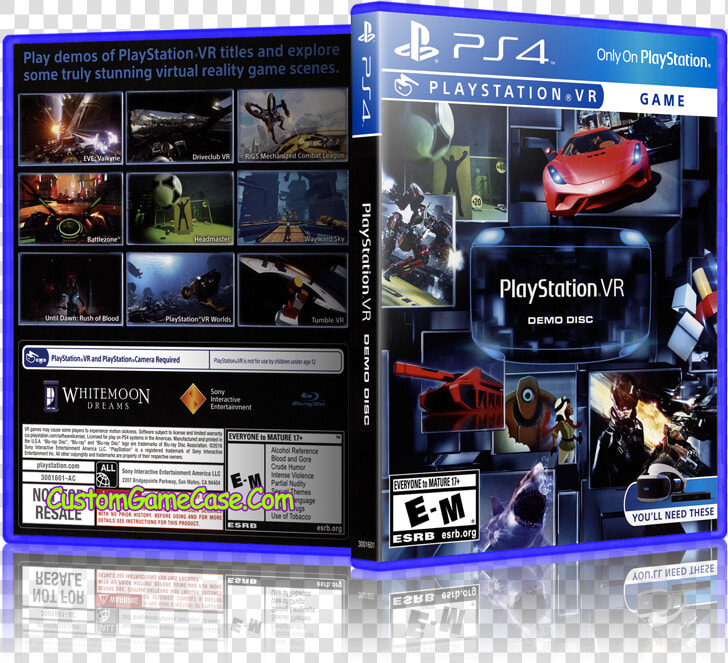 Playstation Vr Demo Ps4 Cover 3d   Ps Vr Demo Disc  HD Png DownloadTransparent PNG