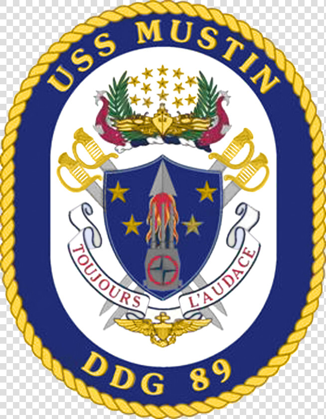 Uss Mustin Ddg 89 Crest   Uss Kidd Ddg 100 Crest  HD Png DownloadTransparent PNG