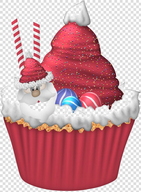 Cupcake Christmas Cake Birthday Cake Christmas Pudding  HD Png DownloadTransparent PNG