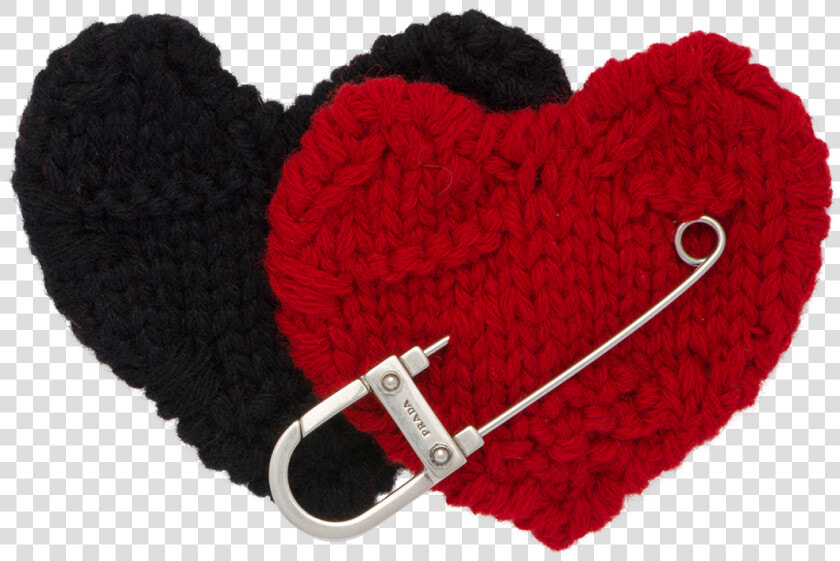 Safety Pin With Heart   Prada Mens Heart  HD Png DownloadTransparent PNG