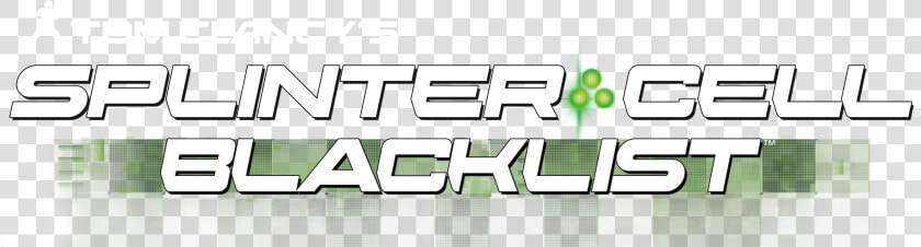 Tom Clancy S Splinter Cell Blacklist Logo   Splinter Cell Blacklist  HD Png DownloadTransparent PNG