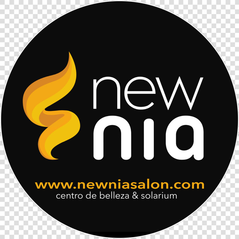 Newnia Logotipo Color Negro Circulo Transparente   Graphic Design  HD Png DownloadTransparent PNG