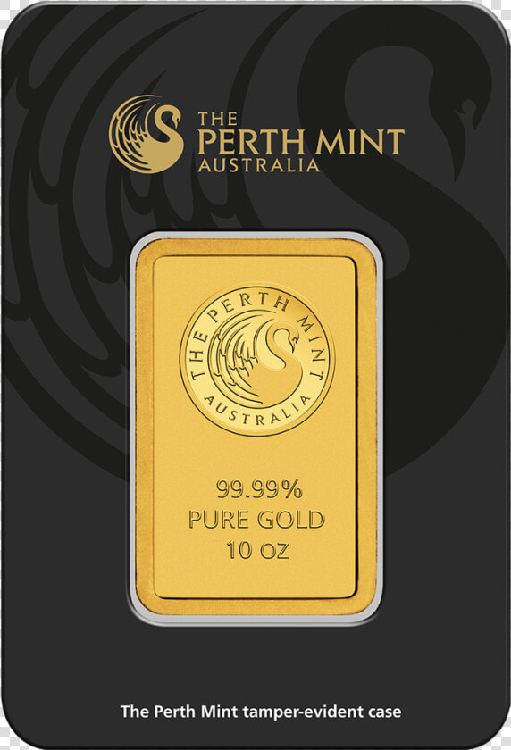 Perth Mint 10 Oz Gold Bar  HD Png DownloadTransparent PNG