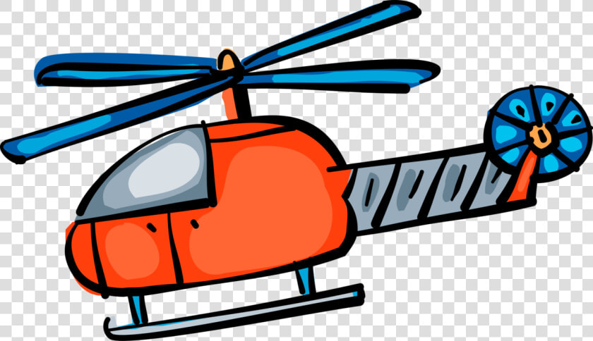 Vector Illustration Of Helicopter Rotorcraft Applies   Helicopter Rotor  HD Png DownloadTransparent PNG