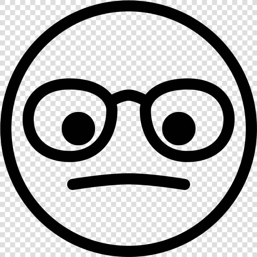 Round Glasses Emoji Icon   Portable Network Graphics  HD Png DownloadTransparent PNG