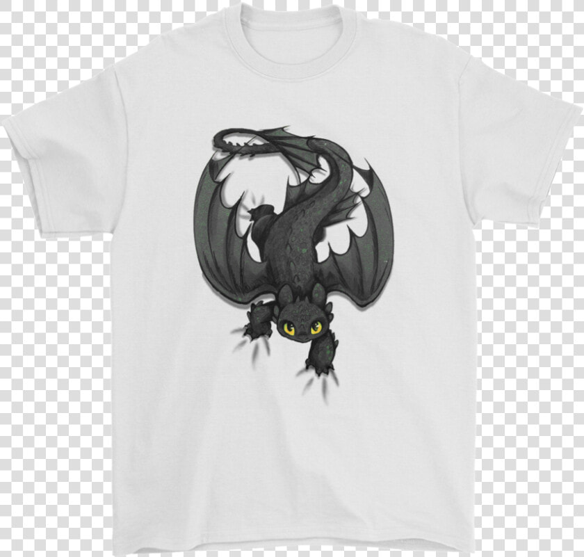 Night Fury Toothless How To Train Your Dragon Shirts   Dragon Crawling  HD Png DownloadTransparent PNG