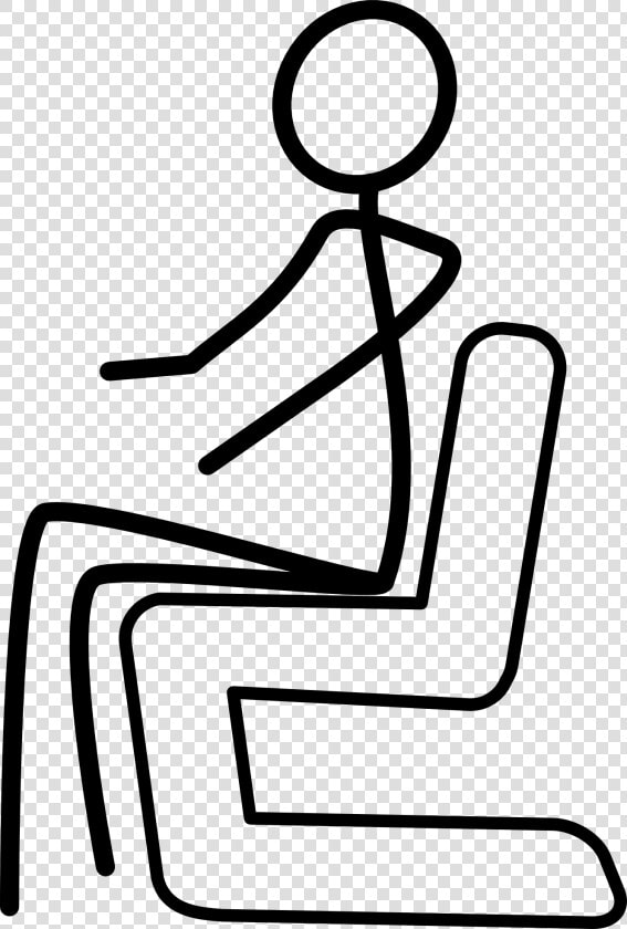 Transparent Stick Figure Png   Stickman Sitting On Chair  Png DownloadTransparent PNG