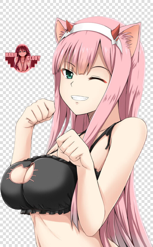 Zero Two   Zero Two Cat Girl  HD Png DownloadTransparent PNG