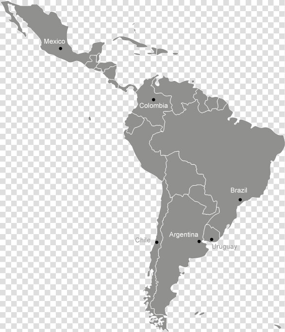 Mapa Latin America Png  Transparent PngTransparent PNG