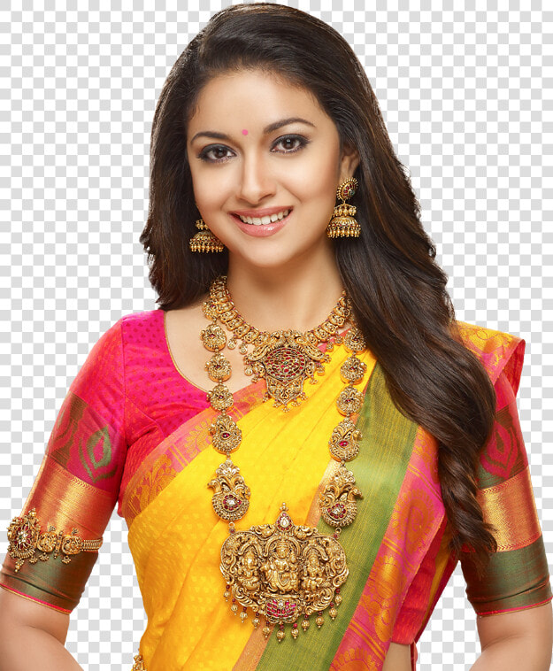 Collections Indian Wedding Jewelry  Indian Bridal    Keerthy Suresh Nice Saree  HD Png DownloadTransparent PNG