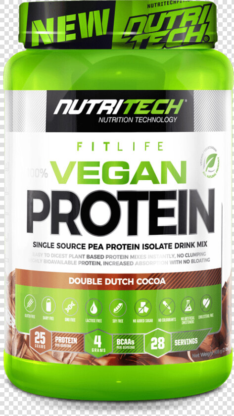 Nutri tech 100  Vegan Protein   Energy Drink  HD Png DownloadTransparent PNG