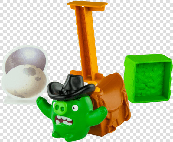 Load Cowboy Pig Onto Slingshot Launcher   Angry Birds De Mcdonalds  HD Png DownloadTransparent PNG