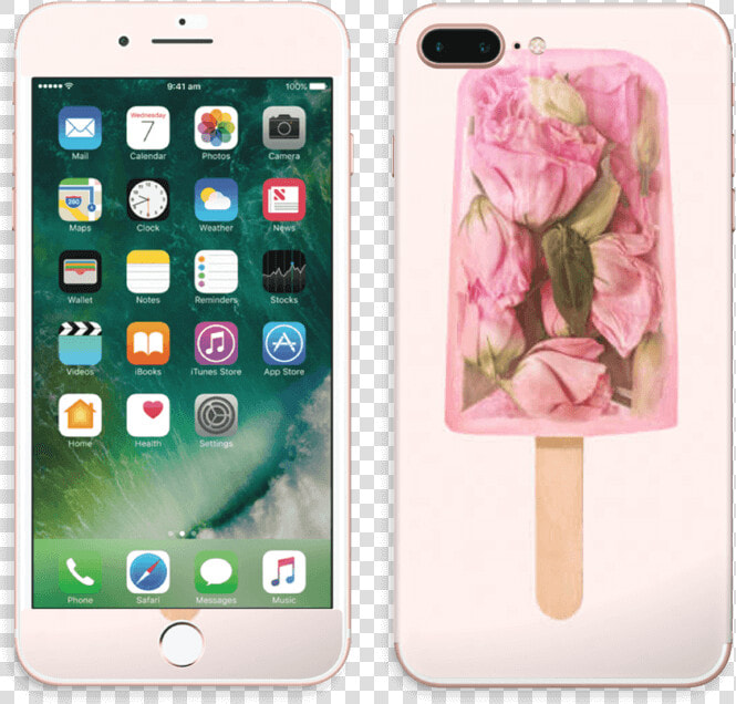 Rose Garden Popsicle Skin Iphone 7 Plus   Jet Black Iphone 7 Plus Saudi Arabia Price  HD Png DownloadTransparent PNG