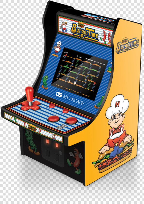 My Arcade Micro Player   Burger Time Mini Arcade  HD Png DownloadTransparent PNG