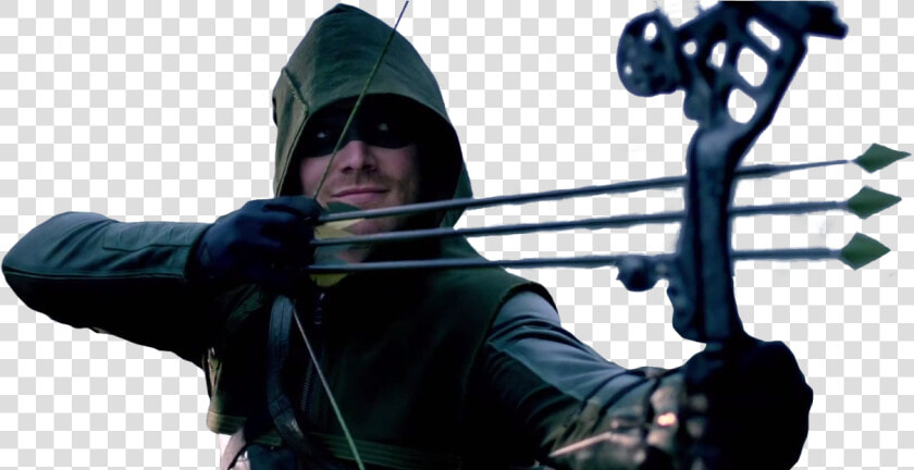 Transparent Oliver Queen Png   Green Arrow Shooting Arrows  Png DownloadTransparent PNG