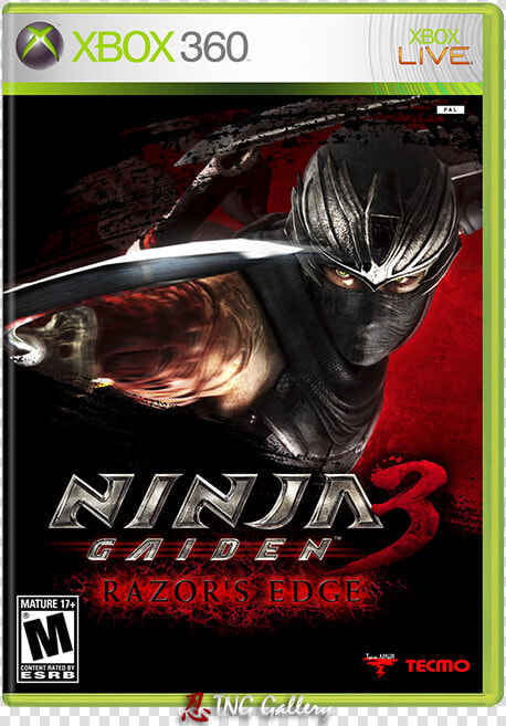 Ninja Gaiden 3 Razor  39 s Edge Xbox 360  HD Png DownloadTransparent PNG