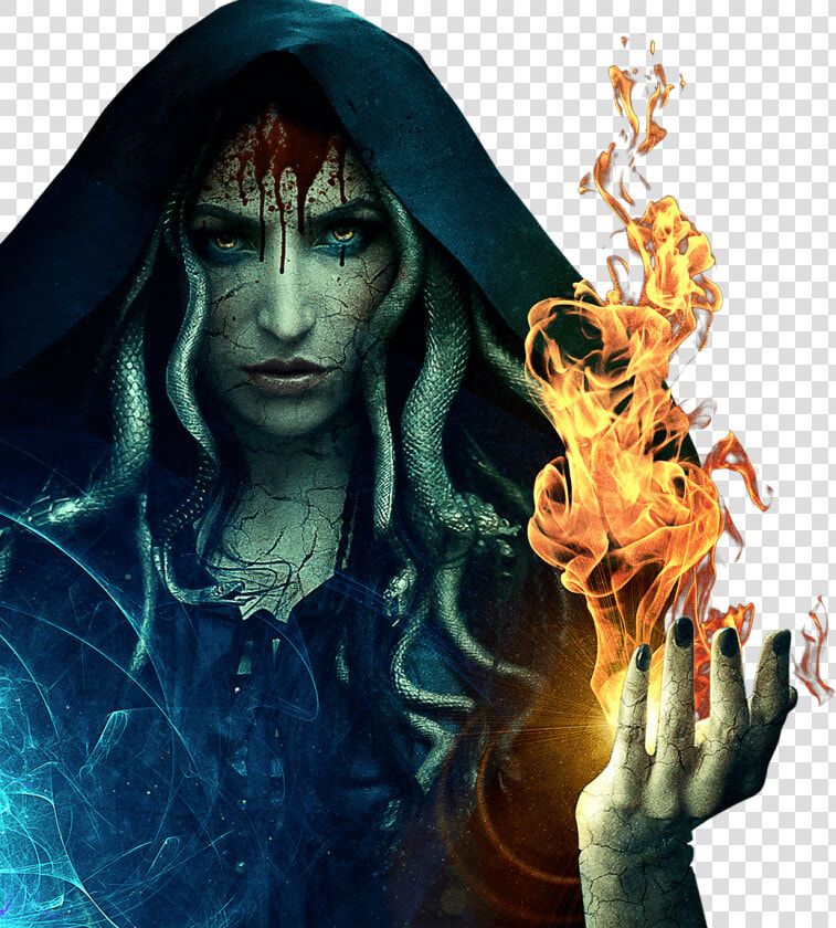 Demon S Revenge Slider Witch Character Layer  HD Png DownloadTransparent PNG