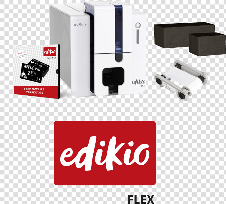 Evolis Edikio Flex Bundle   Evolis Id Card Printer  HD Png DownloadTransparent PNG