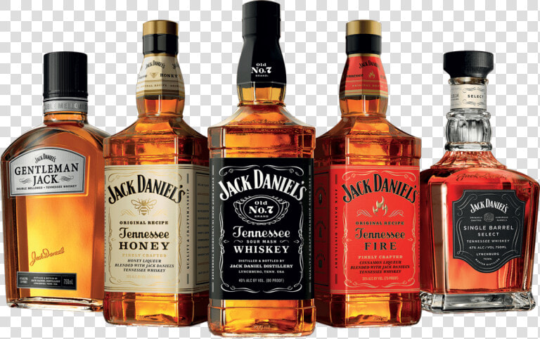 Jack Daniels Whiskey Types  HD Png DownloadTransparent PNG