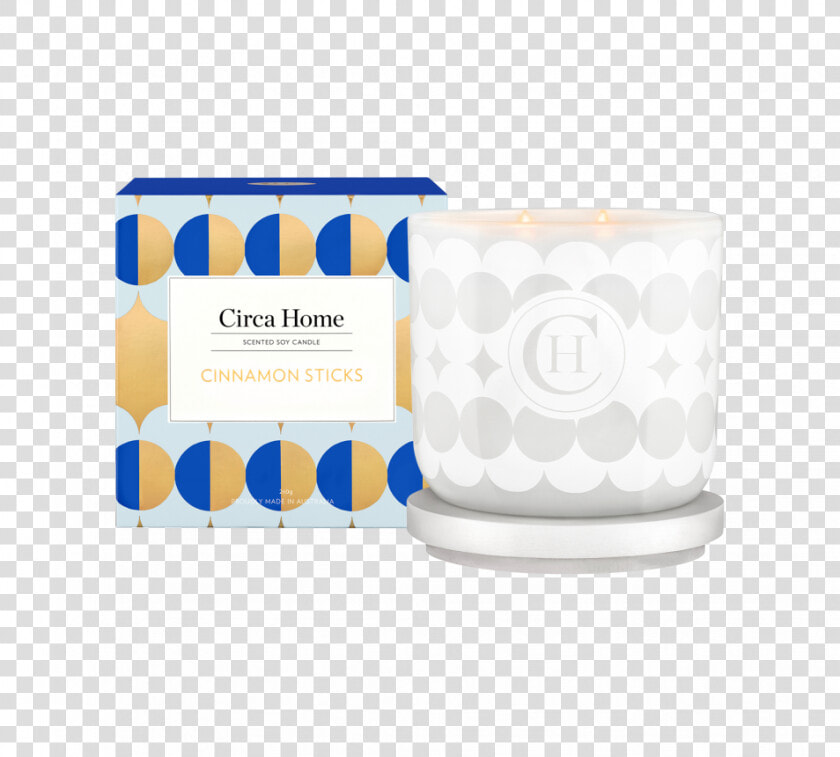 Circa Home Cinnamon Sticks 260g Christmas Soy Candle   Circle  HD Png DownloadTransparent PNG