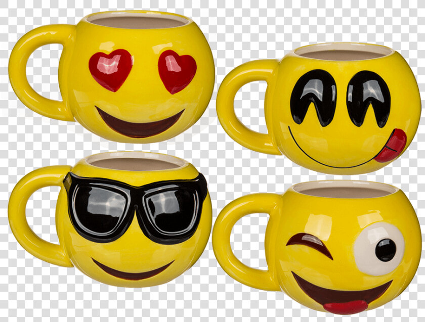 Teacup Mug Ceramic Gift Emoji Free Hd Image Clipart   Hrnek Smajlík  HD Png DownloadTransparent PNG