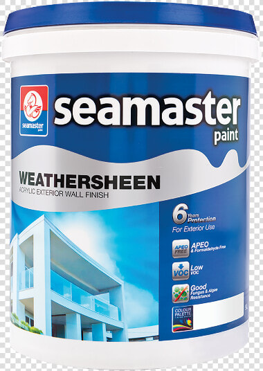 Weathersheen Acrylic Exterior Wall Finish 8900g   Seamaster Paint  HD Png DownloadTransparent PNG