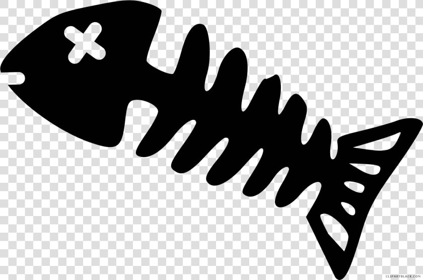 Simple Fish Skeleton   Cartoon Fish Skeleton Png  Transparent PngTransparent PNG