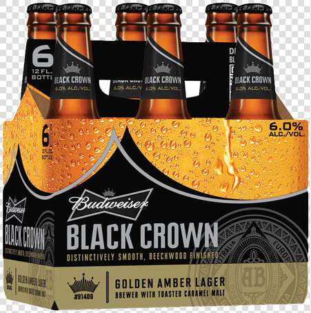 Budweiser Black Crown   Types Of Budweiser Beer  HD Png DownloadTransparent PNG