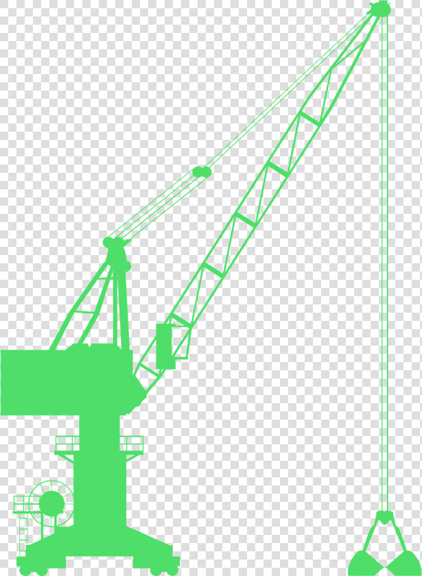 Transparent Construction Crane Crane Silhouette  HD Png DownloadTransparent PNG