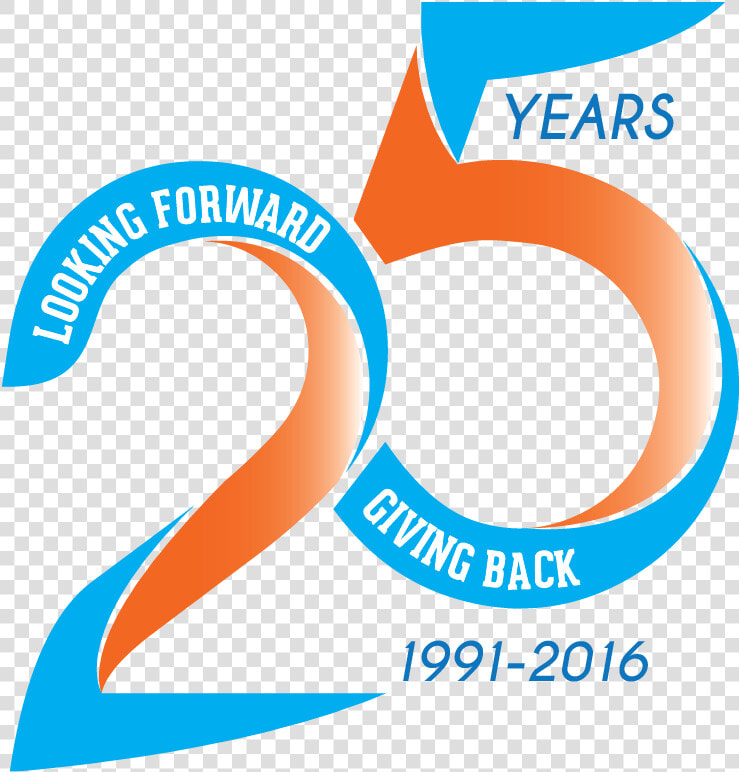 Transparent 25th Anniversary Png   25 Years Anniversary Design Png  Png DownloadTransparent PNG