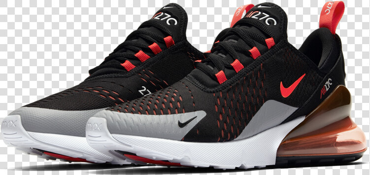 Nike Air Max 270 Black crimson   Air Max 270 Crimson  HD Png DownloadTransparent PNG