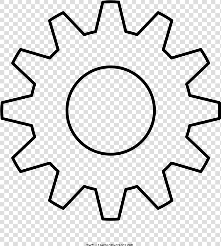 Cogwheel Coloring Page  HD Png DownloadTransparent PNG