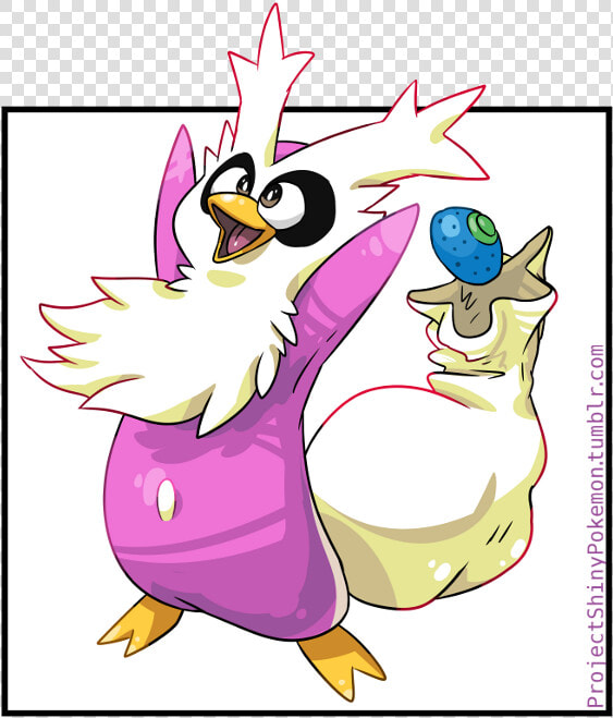 Present Giving Bird   3ds Shiny Delibird  HD Png DownloadTransparent PNG