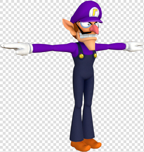 Download Zip Archive   Mario Party Waluigi Model  HD Png DownloadTransparent PNG