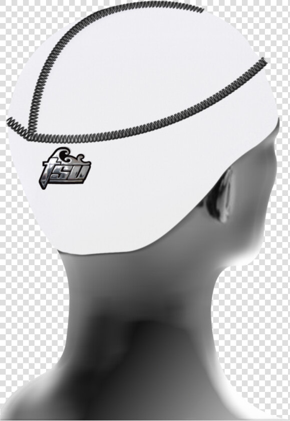 Tsurag 1 White Stringless Durag Large   Extra Large brush   White Tsu Durag  HD Png DownloadTransparent PNG